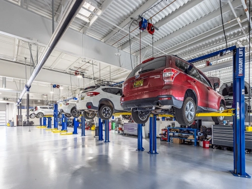 Fiesta Subaru - Service bays